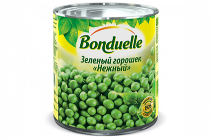 Горошек зелёный Бондюэль 3,1л, Франция