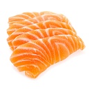 Филе форели слабосоленое, нарезка Пеликан 0,5 кг зам.