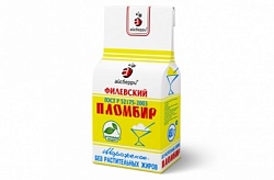 Изображение товара Мороженое пломбир ванильный Филевский 450г