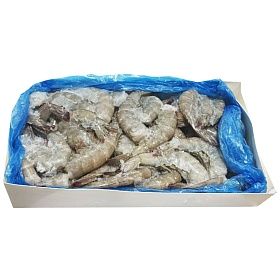 Креветки без головы во льду 21/25 - 1,8 кг, Эквадор