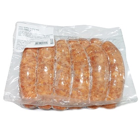 Колбаски свиные без термообработки (100 г/ 135 мм/ d 30 мм) Мюнхенские 1,2 кг