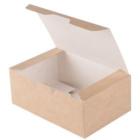 Коробка для снэков S картон крафт 115х75х45, 600 шт/кор