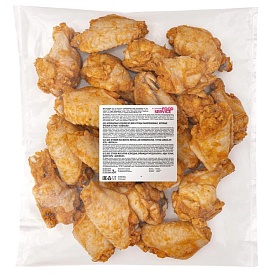 Крылышки куриные в соусе, Острые, 1 кг зам., Компас фудс