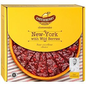Чизкейк New-York c лесными ягодами Чизберри (1,8кг/ 16 порций)