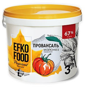 Майонез 67% Efko Food Professional 3л