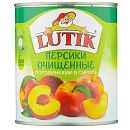 Персик половинки Lutik 3,1 л (сухой вес 1,8 кг),  Китай