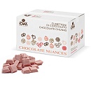 Шоколад розовый со вкусом малины термостабильный ICAM, 4 кг, Италия