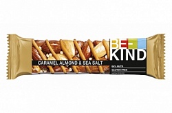 Изображение товара Батончик Be-Kind Миндаль, мёд, соль, карамель 40г (1уп х 12шт), США