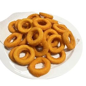 Кольца из лука в панировке, Острые 9кг (1,5кг х 6 шт)  Feast зам., Турция