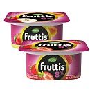 Йогурт Fruttis 8% клубника/яблоко-груша 16шт х 115г