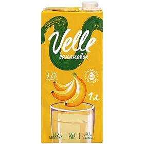 Напиток растительный банановый Velle 1л
