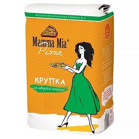 Мука пшеничная в/с из твёрдых сортов пшеницы крупка Mamma Mia Semola 5кг