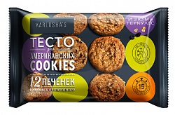 Изображение товара Тесто для печенья "Геркулес с изюмом" 0,36кг (12 шт х 30г) зам.