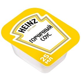 Соус Горчичный Heinz 25мл х 125 шт (3,43кг)