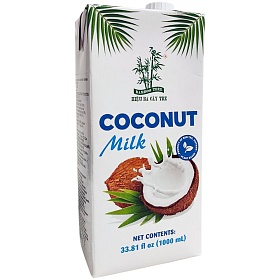 Молоко кокосовое 86% (жирн. 17-19%) BAMBOO TREE 1л, Вьетнам