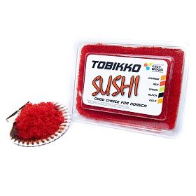 Икра Тобико (летучей рыбы) краснаяTobikko Sushi 500 г зам.