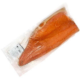 Филе кижуча холодного копчения на коже 1/2 тушки ТРИМ В Пеликан зам.