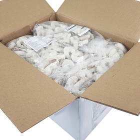 Креветки очищенные с хвостом без пищевода 31/40 - 1 кг, Индия