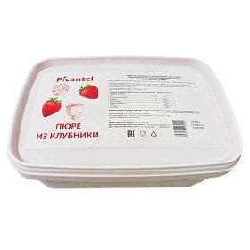 Пюре из клубники 10% сахара Picantel 1 кг зам., Италия