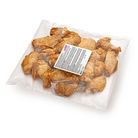 Крылышки куриные в соусе, Острые, 1 кг зам., Компас фудс