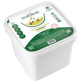 Пюре из авокадо без сахара Agrobar 1кг зам.