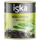 Маслины резаные Iska 3,л (сухой вес 1560г), Испания