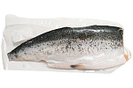 Филе семги слабосоленое на коже 1/2 тушки ТРИМ В 1,5-2,3 кг Пеликан зам.