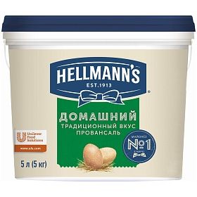 Соус майонезный Hellmann`s Домашний 25% 5л