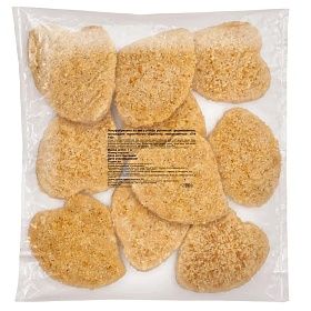 Котлеты куриные для бургера в панировке 100г, 1кг, Компас фудс