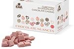Шоколад розовый со вкусом малины термостабильный ICAM, 4 кг, Италия