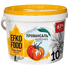 Майонез 67% Efko Food Professional универсальный 10 л/9,34 кг