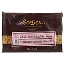 Глазурь шоколадная клубничная в плитках Sorbon, 1 кг, Иран