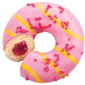 Донат с начинкой Малина (68г х 36 шт) Bakerton зам.