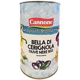 Маслины с косточкой Bella di Cerignola гигант 110/130 - 4 кг Cannone, Италия