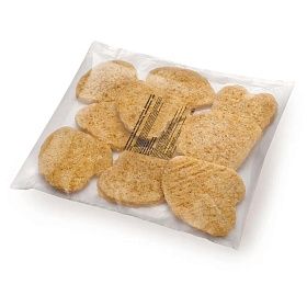 Котлеты куриные для бургера в панировке 100г, 1кг, Компас фудс