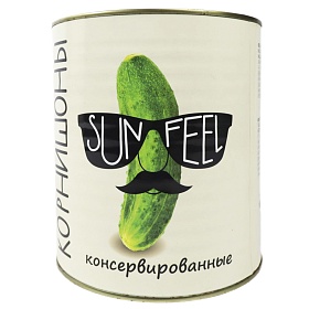 Огурцы корнишоны консервированные Sunfeel 3кг, Вьетнам