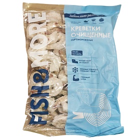 Креветки очищенные с хвостом без пищевода 26/30 -10 кг (10 шт х 1кг), Индия Креветки очищенные с хвостом без пищевода 26/30 -10 кг (10 шт х 1кг), Индия