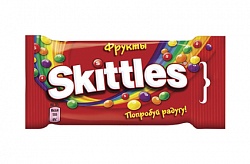Изображение товара Драже Skittles Фрукты 12 упак х 12 шт х 38 г