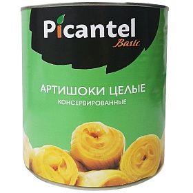 Артишоки целые в собственном соку 2,5 кг PICANTEL BASIC, Египет