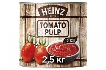 Томаты протертые Pulp Heinz 2.5 кг, Италия