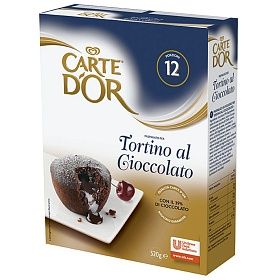 Смесь сухая десерт Шоколадный фондан тортино Carte D'or 520г, Франция