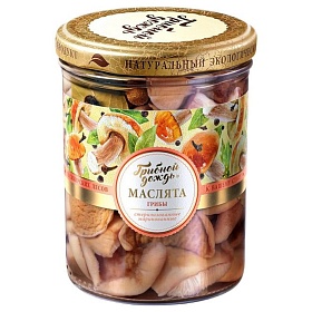 Грибы Маслята маринованные 400г, Грибной дождь