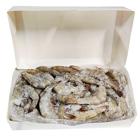 Креветки без головы во льду 16/20 10,8 кг (6 шт х 1,8 кг) зам., Эквадор Креветки без головы во льду 16/20 10,8 кг (6 шт х 1,8 кг) зам., Эквадор