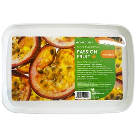 Пюре из маракуйи без сахара с семечкой 1 кг зам., Перу