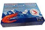 Креветки неочищенные сырьевые 70/90 ДВ бортовая заморозка 1кг