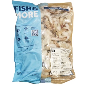 Креветки очищенные с хвостом без пищевода 26/30 -10 кг (10 шт х 1кг), Индия Креветки очищенные с хвостом без пищевода 26/30 -10 кг (10 шт х 1кг), Индия