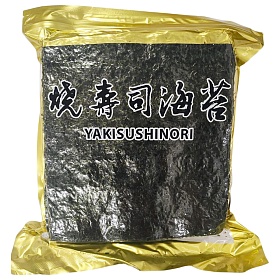 Водоросли Нори жареные 100 листов 280г, Китай