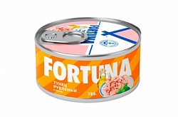 Изображение товара Тунец рубленный в масле FORTUNA 185г