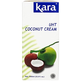 Сливки кокосовые для взбивания 24% Kara 1 л, Индонезия