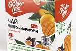 Концентрат для напитков Манго, маракуйя, лемонграсс Golden mix (22 г х 100 шт)